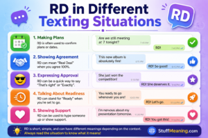 RD in Different Texting Situations