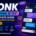 IONK meaning in text messages explained with social media icons, chat bubbles, smartphone messaging, texting slang, and 2026 guide illustration.