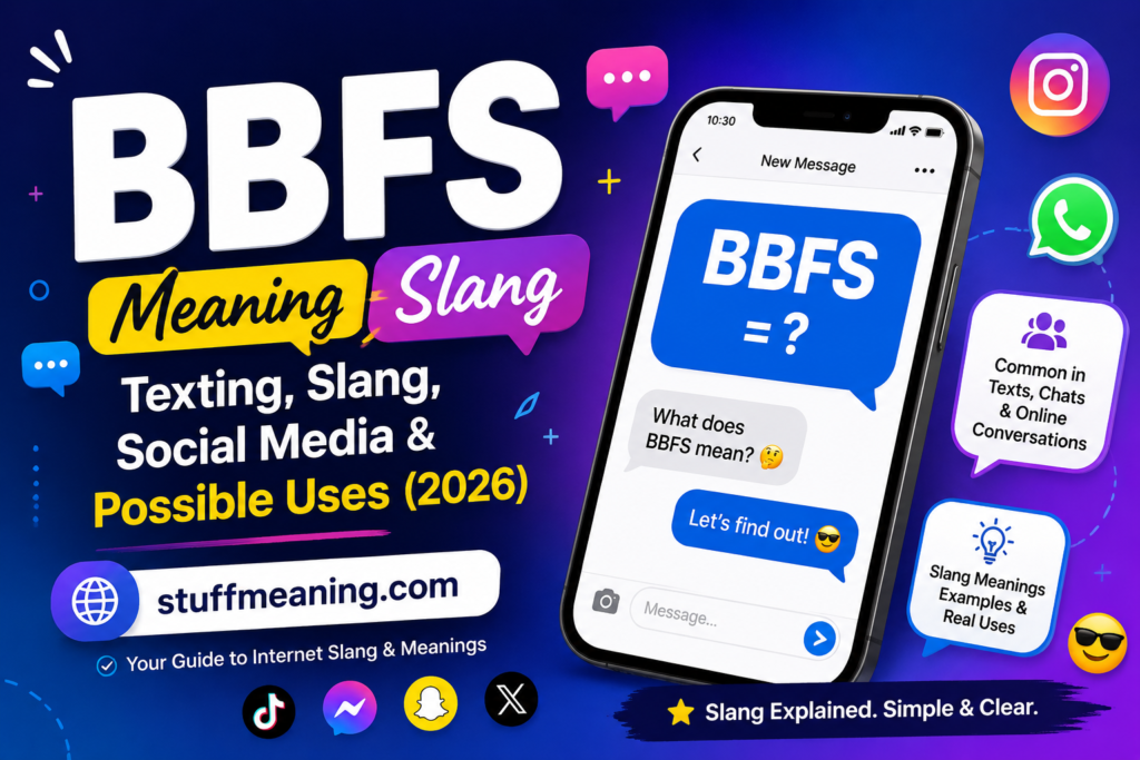 BBFS Meaning Slang: Texting, Slang, Social Media & Possible Uses (2026)