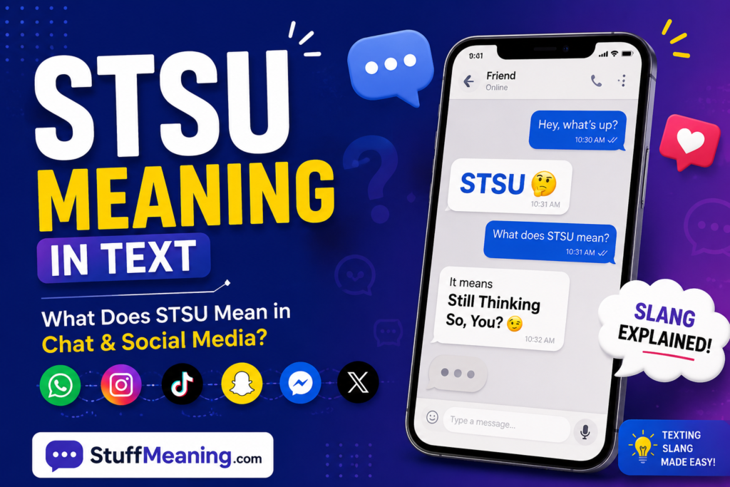 STSU Meaning in Text