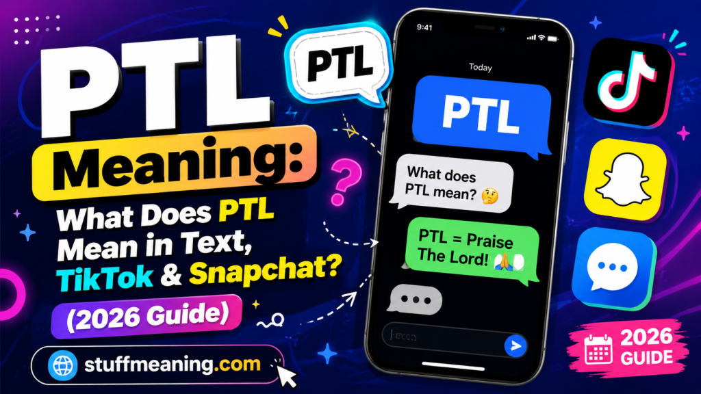 What does PTL mean? Learn the PTL meaning in text messages, TikTok, Snapchat, WhatsApp, and social media.
