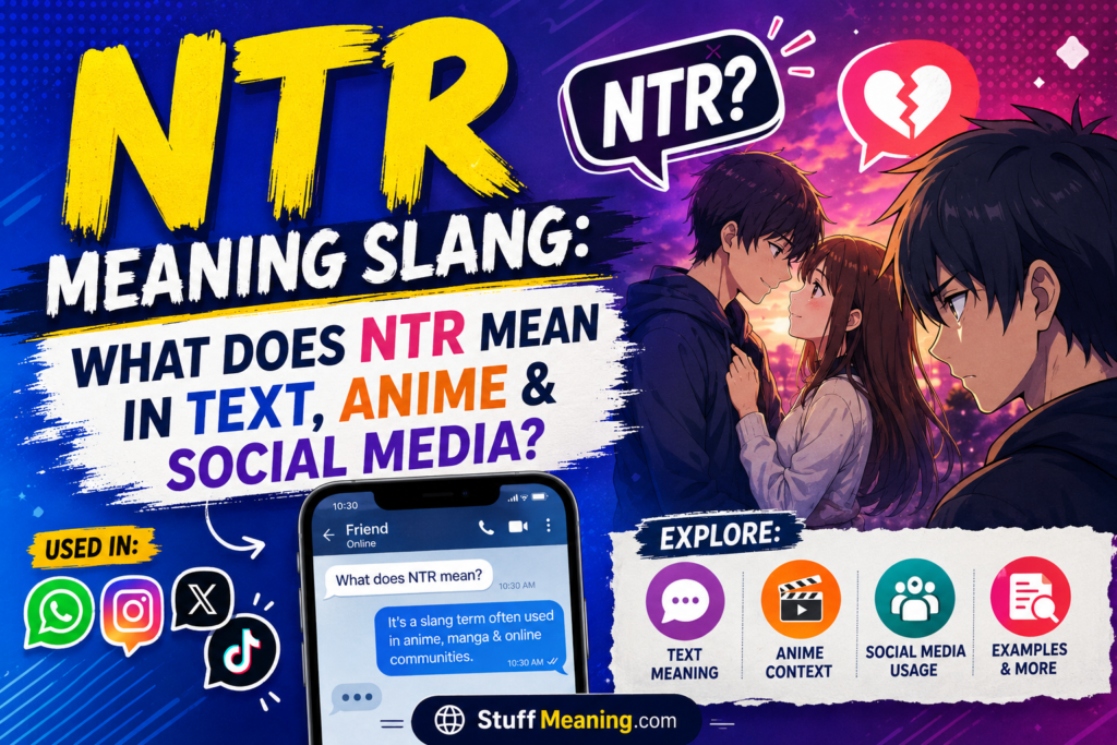 NTR Meaning Slang