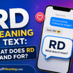 RD Meaning in Text