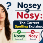 Nosey or Nosy