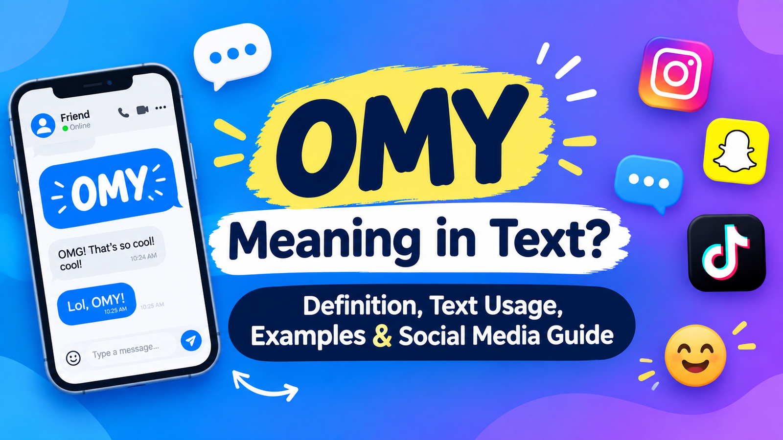 OMY Meaning in Text