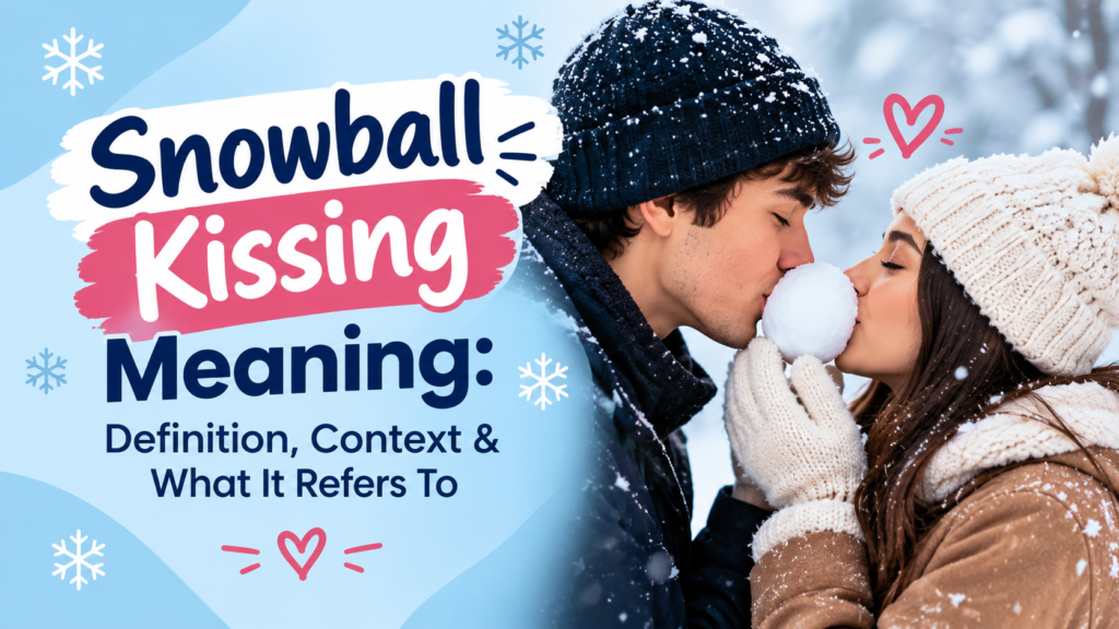 Snowball Kissing Meaning