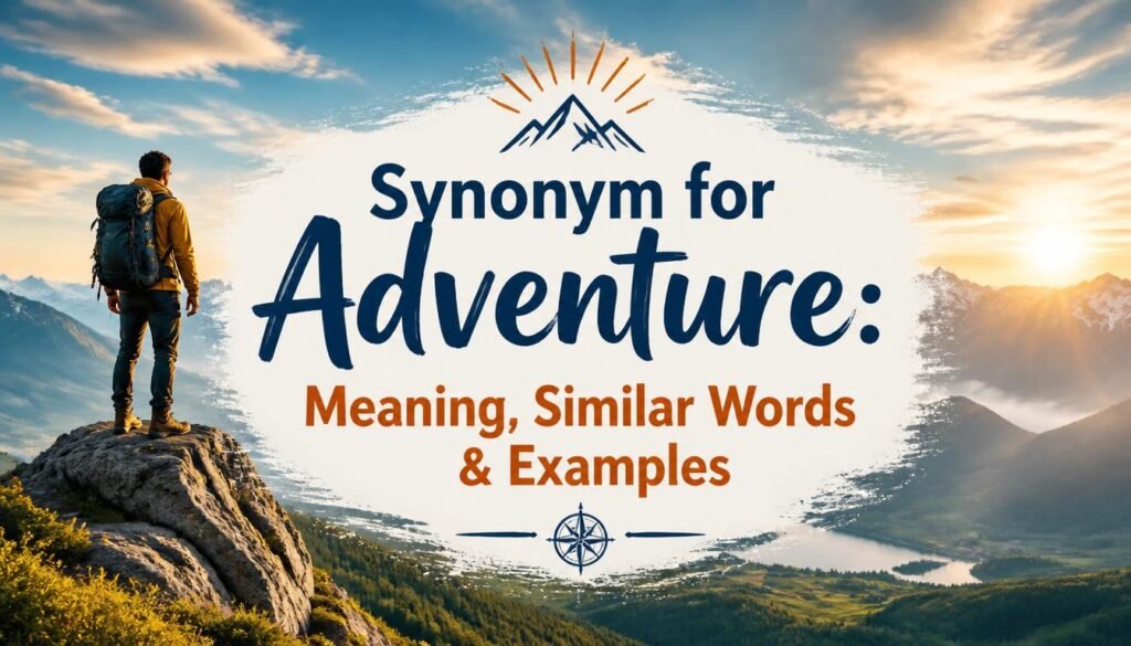 Synonym for Adventure