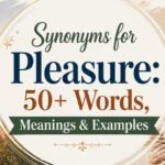 Synonyms for Pleasure