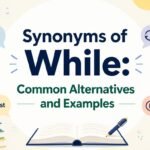 Synonyms of While